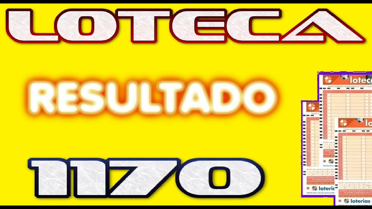 RESULTADO DA LOTECA 1170 - YouTube