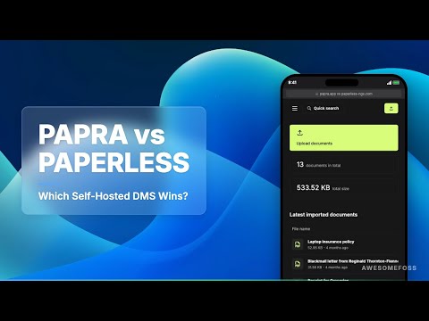 Papra vs Paperless-NGX: Which Self-Hosted Document Archive Is Right For You?