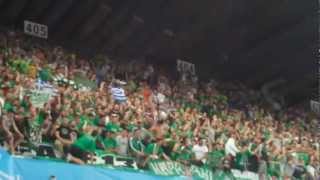 Panathinaikos Fans At The 2012 Euroleague Final Four