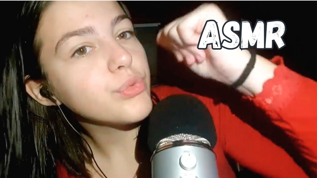 mouth sounds, hand movements e aleatoriedades • meu primeiro asmr com microfone!