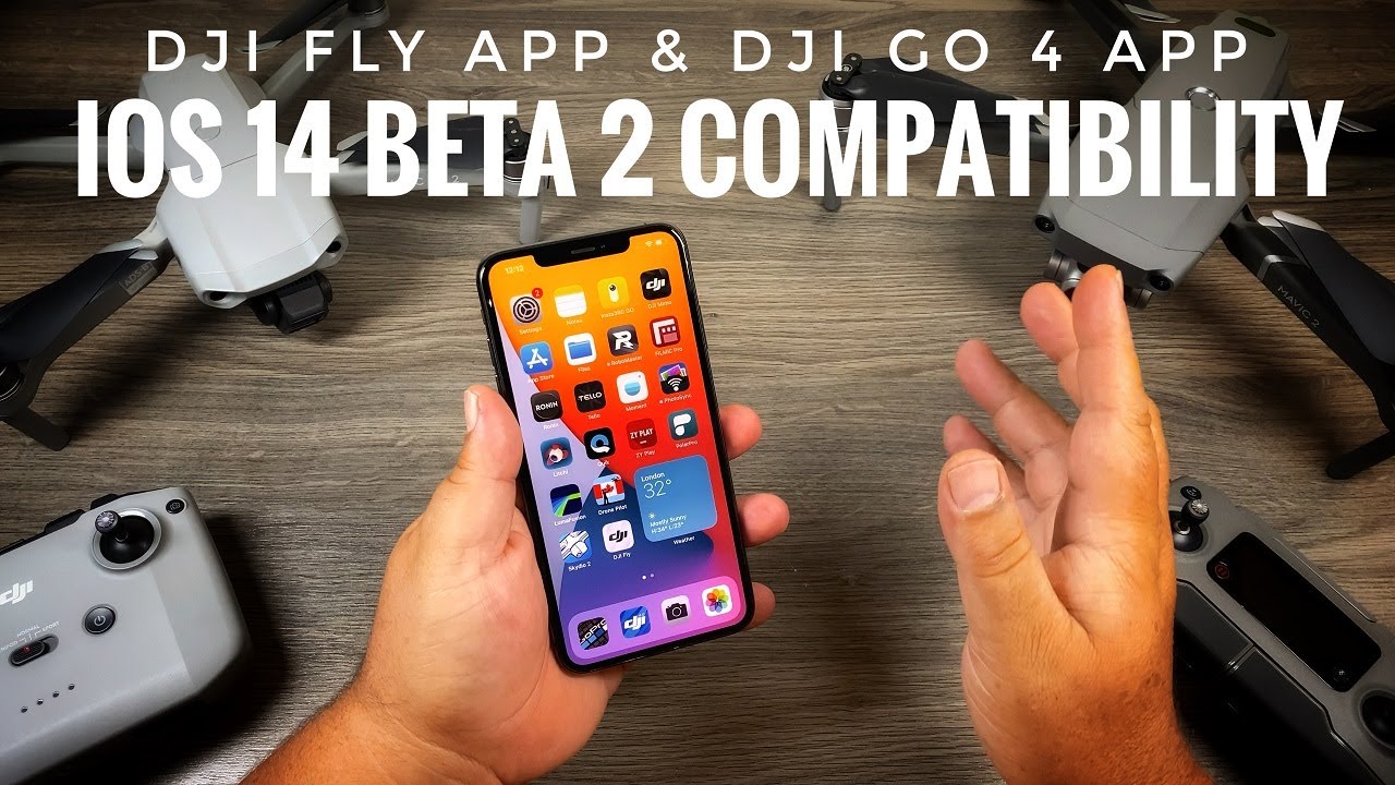 lampe til eksil Overflod iOS 14 Public Beta 2 | DJI Fly and Go 4 App Compatibility - YouTube