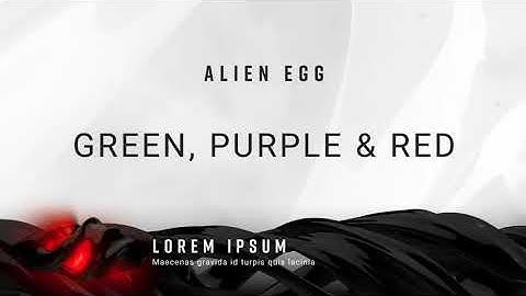 Alien Egg Lower Thirds 4K | Motion Graphics - Envato elements
