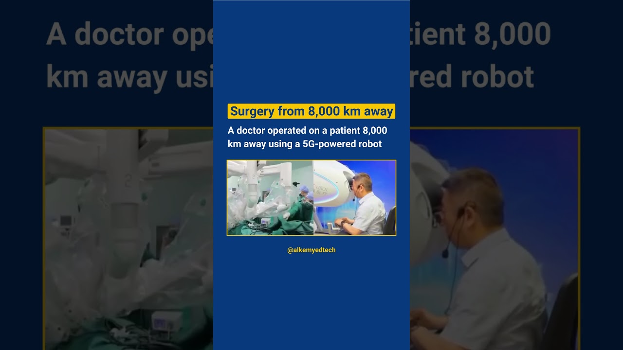 Doctor Performs Surgery 8,000 km Away Using 5G Robot | Medical Breakthrough