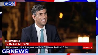 Prime Minister Rishi Sunak joins Darren McCaffrey at the G20 Summit