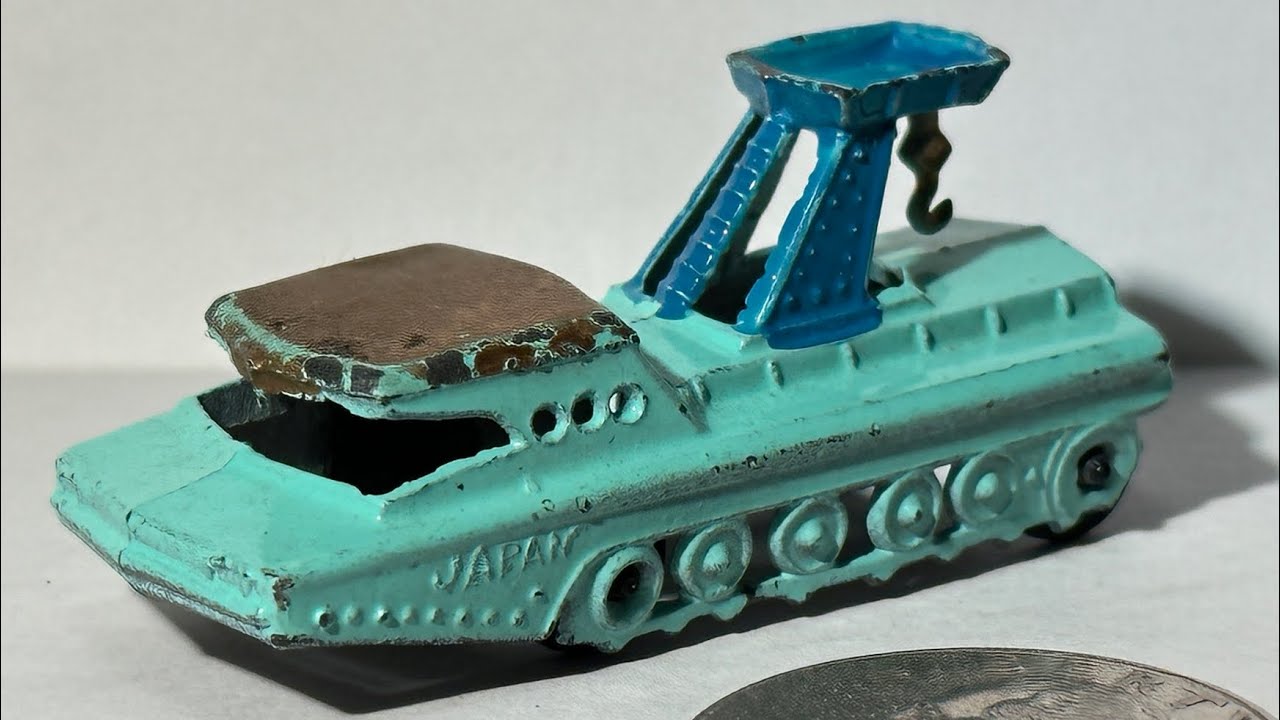 Vintage Diecast Space Tanks & Heliocopters Made In Japan Miniatures: Anyone Recognize the Toy Line?