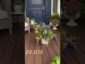 DIY Blue Sunflower Patriotic Arrangement | Metal Bucket Floral Kit Tutorial