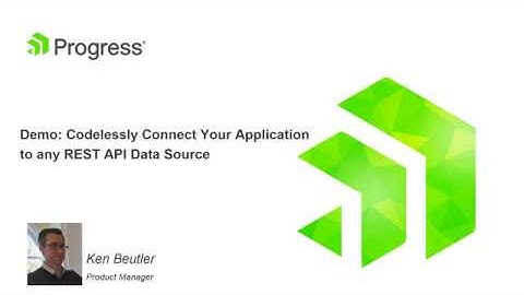 Codelessly Connect Your Application to any REST API Data Source