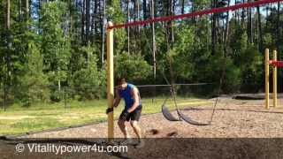 Burpee pull-ups (50 reps)