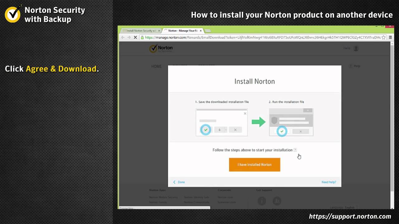 Cum instalez Norton 360 pe un alt computer?