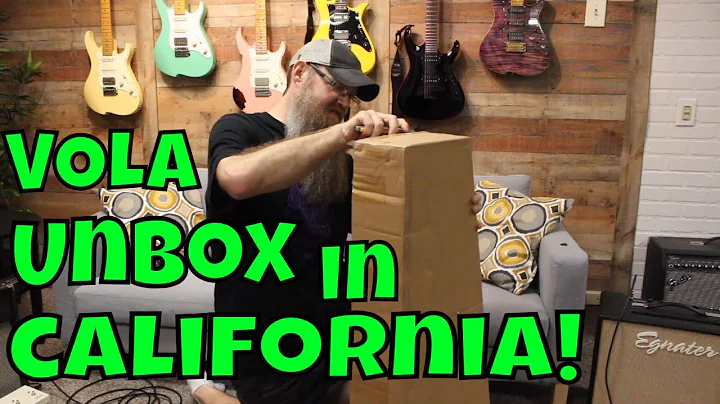 VOLA Guitars Unboxing in California with RNA Music!