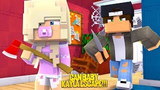 Minecraft PRINCESS BABY KAYLA TRIES TO ESCAPE THE EVIL EX BOYFRIEND!!!