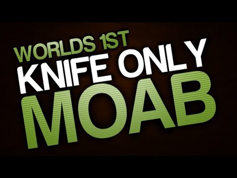Knife Only M.O.A.B (Worlds First) | Call Of Duty: MW3 | NinjaKnifes