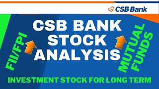 CSB BANK SHARE LATEST NEWS | CSB BANK SHARE NEWS | CSB BANK STOCK FUNDAMENTAL ANALYSIS | CSB TARGET