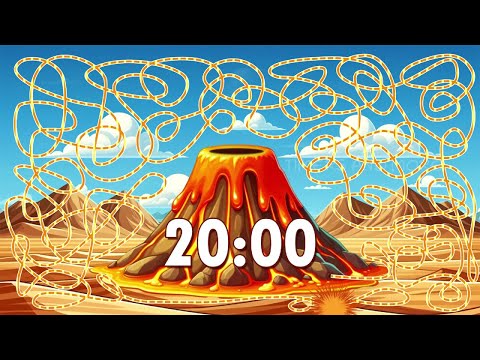 20 Minute Volcano Timer Bomb | Confetti Eruption