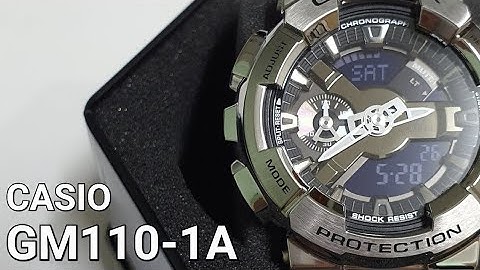 GM110-1A | Casio | Review ⌚️#watchreview #casio #gm110 #wearable  #casual #gshock #timepiece