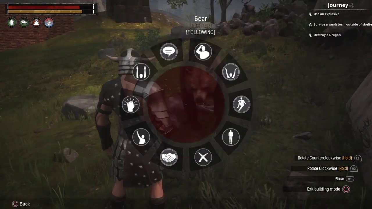 Conan Exiles Bear VS Great Gray Wolf YouTube