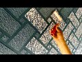 Brick wall painting ideas for interior wall decor  full tricks