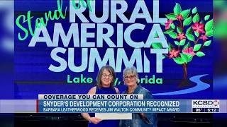 Snyder Economic Development Director Selected for National Jim Walton Award