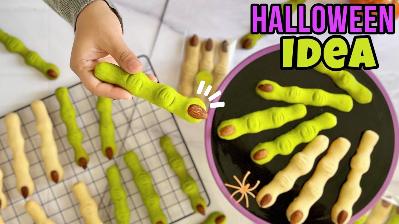 Более 30 ПЕЧЕНЬЕ «ВЕДЬМИНСКИЕ пальчики» с одним тестом 🎃 ХЭЛЛОУИНСКОЕ печенье, которое можно ПРОДАВА