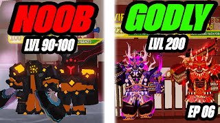 GOING FROM NOOB TO GODLY IN DUNEGON QUEST | Samurai Palace | Episode 6
