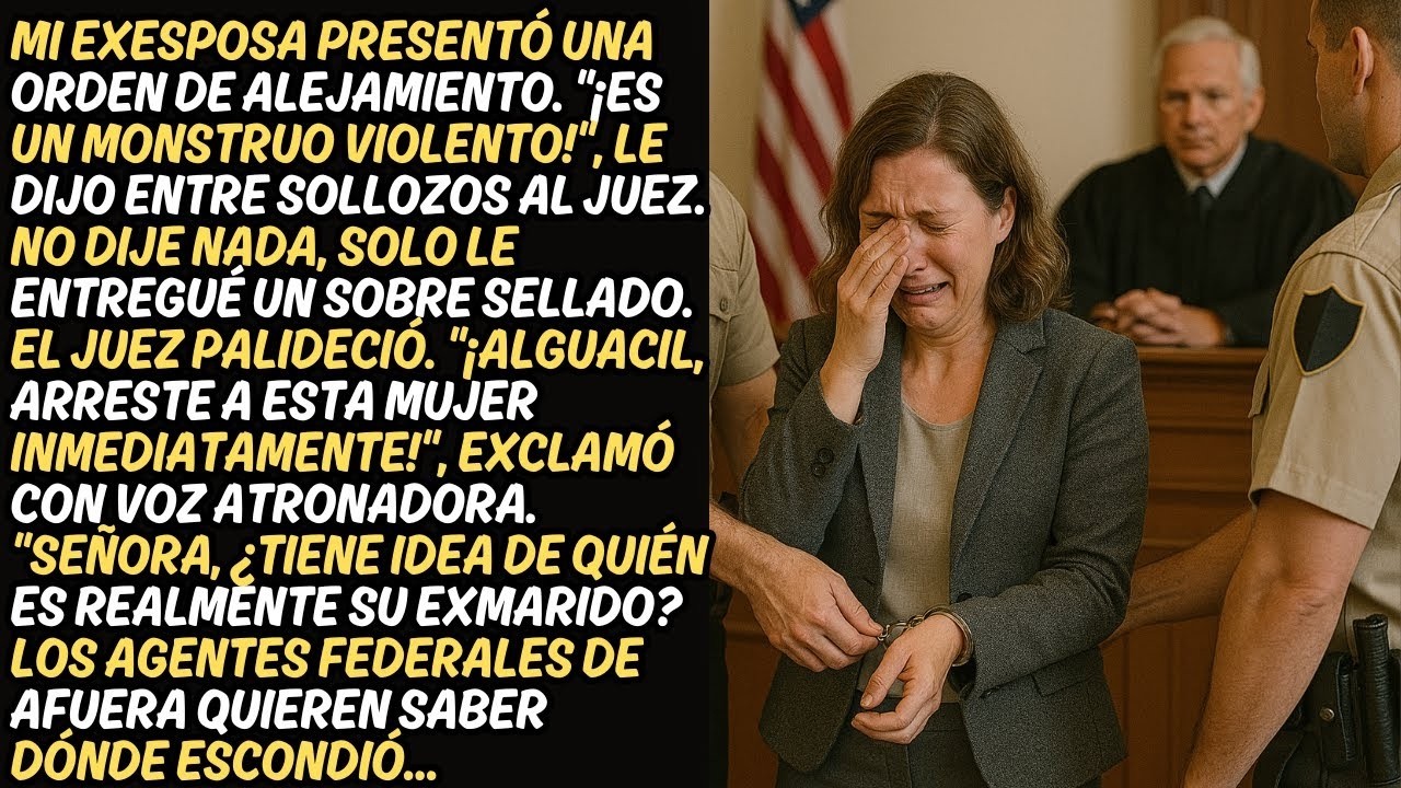 Me acusó falsamente. Entregué un sobre al juez… y ella salió del juzgado esposada.