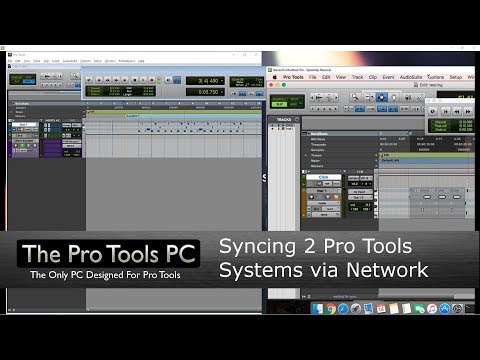 Syncing 2 Pro Tools Systems via Network.   The Pro Tools PC