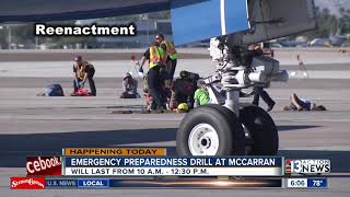 Mock disaster drill today at airport