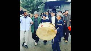 رقص زیبای کوردی روستای دستجرده کرمانشاه #سازدهول #آموزش_رقص_کوردی