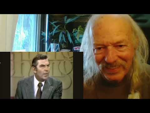 Andy Griffith Interview, Predicts Trump  REACTION