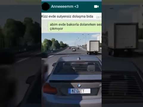 Anne kız whatsapp konuşması komik #mizah #komik #güldürgüldür #eğlence #whatsapp #video #arabalar