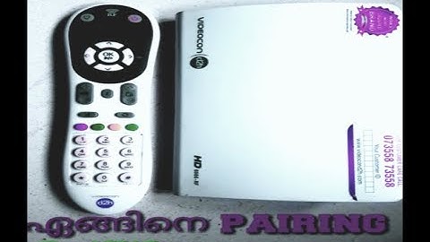 Videocon D2H how to pairing RF Remote, pairing simple and easy in (6666HD)