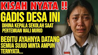 KISAH NYATA ‼️ GADIS DESA INI DIREMEHKAN SAAT PERTEMUAN WALI MURID, TAPI SAAT PIDATO KEPALA TER