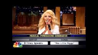 Wheel of Musical Impressions with Christina Aguilera