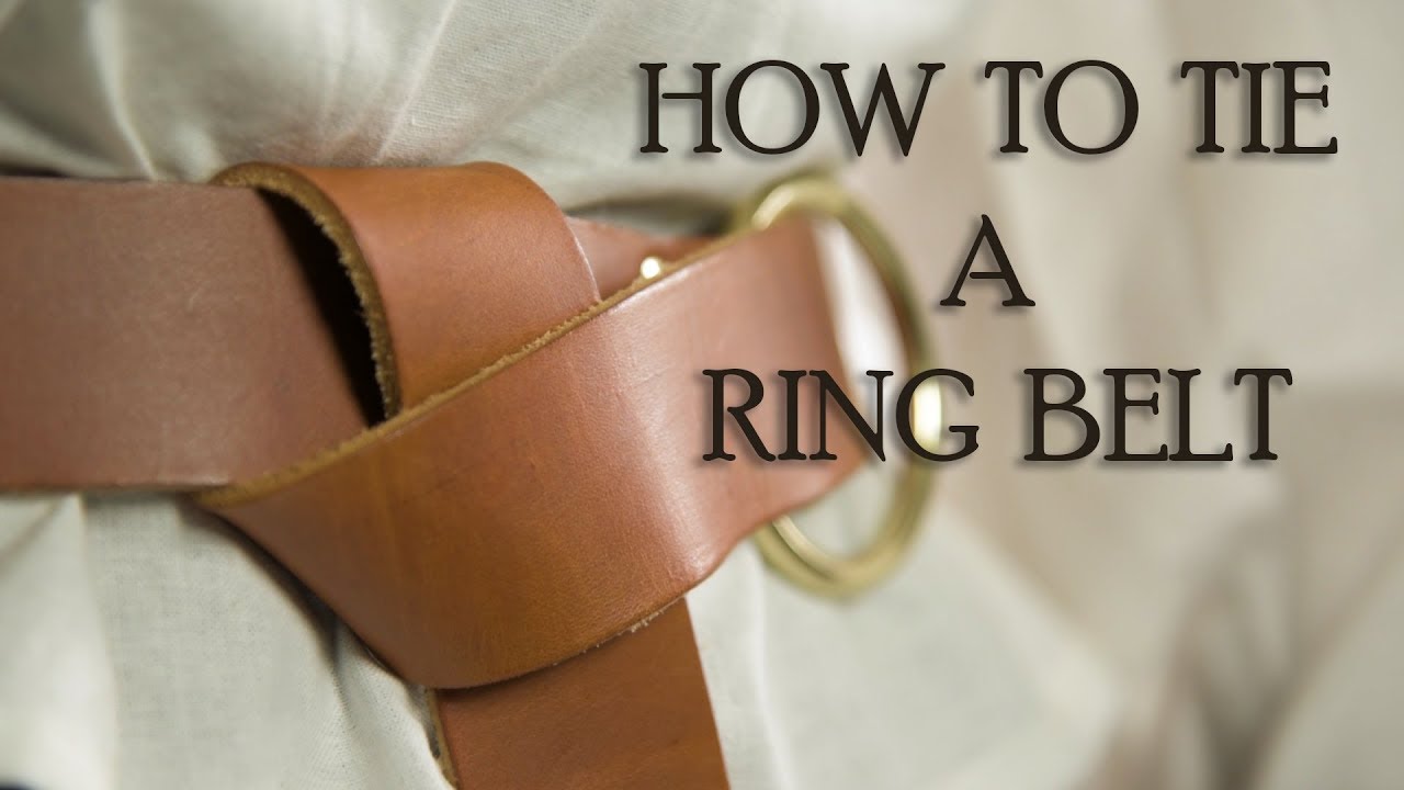How to Tie a Ring Belt from Medieval Collectibles - Medieval Masterclass 
