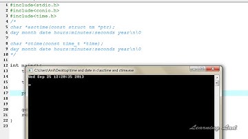 78   C Programming Language Video Tutorials for Beginners   asctime, ctime  Functions