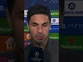 “PSG Were Better Than Us” 🔥 Arteta on Champions League Final #arsenal #football#championsleague