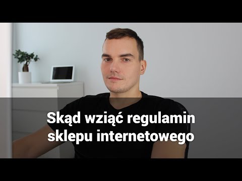 #42 - Skąd wziąć regulamin sklepu internetowego? - arturkosinski.pl