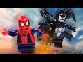 Lego VENOM Control Spiderman Vs IronMan Episode 1 | Lego Stop Motion