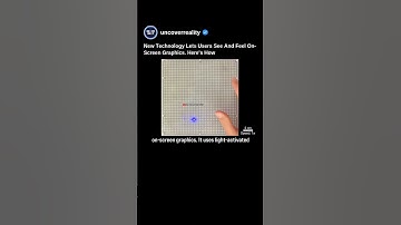 New Technology Can Let Users See & Feel On Screen Graphics. Here