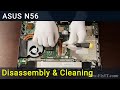 How to disassemble and fan cleaning laptop Asus N56