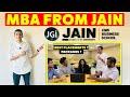 Jain university mba  cms b school  real students review