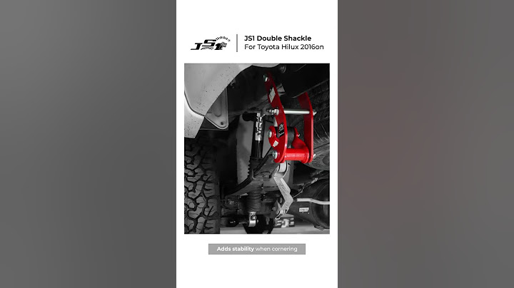 JS1 DOUBLE SHACKLE LIFT 2 INCH FOR TOYOTA HILUX #js1 #toyotahilux