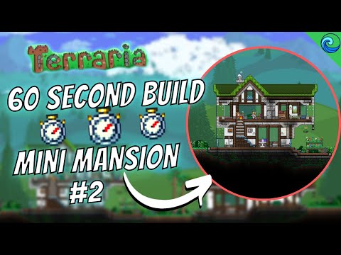 TERRARIA LET'S BUILD -  MINI MANSION No.2 #shorts  #shorts