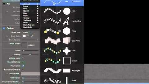Apple Motion 5 Tutorial - Using the Paint Stoke Tool and Working with Shapes