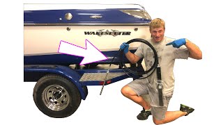 Boat Steering Cable Replacement | Malibu Wakesetter VLX Steering Cable Replacement