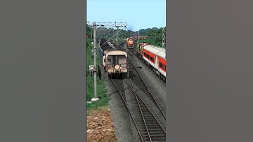 Indian Train Simulator | WDM3D Locomotive Crash | Train Games #train #trainsimulator #traingame
