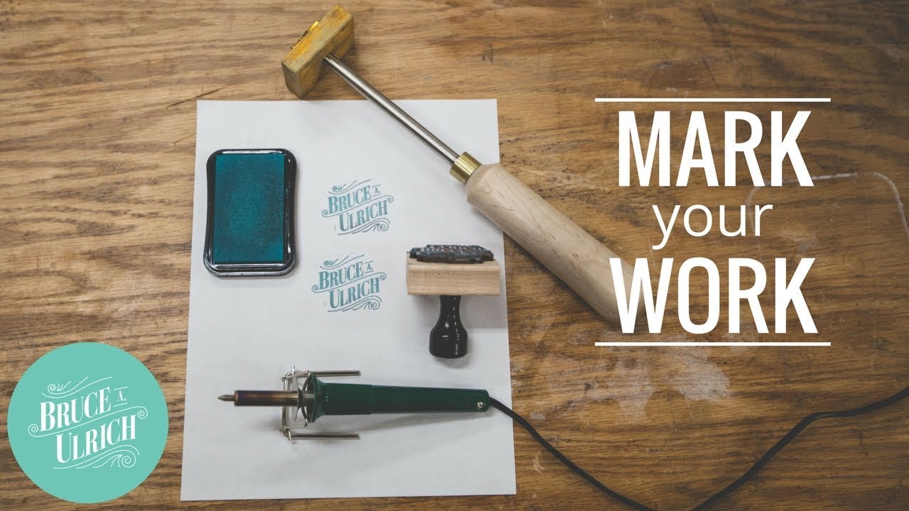 In This Video I Show 3 Easy Ways To Mark Your Work Marking Your Work Is Important Since It Is Likely A One Of A Kind Piec You Working Wood Burning Art Marks