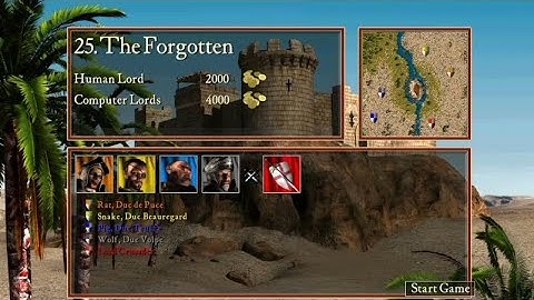 Stronghold crusader HD 1.41 Mission # 25 The Forgotten Stronghold crusader definitive edition
