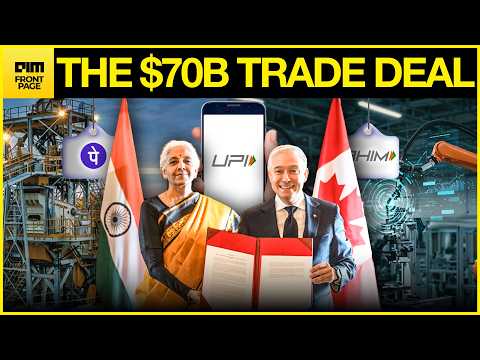 Video thumbnail: BIG MOVE: Nirmala Sitharaman Seals India's $70 Billion Canada Trade Deal With UPI at Its Core