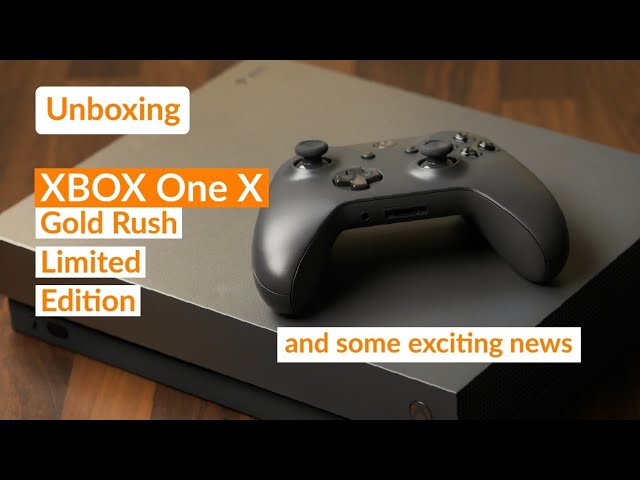 xbox one x gold rush